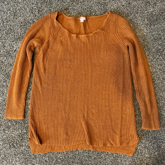 MERONA KNIT SPARKLY COPPER SWEATER - Picture 1 of 14